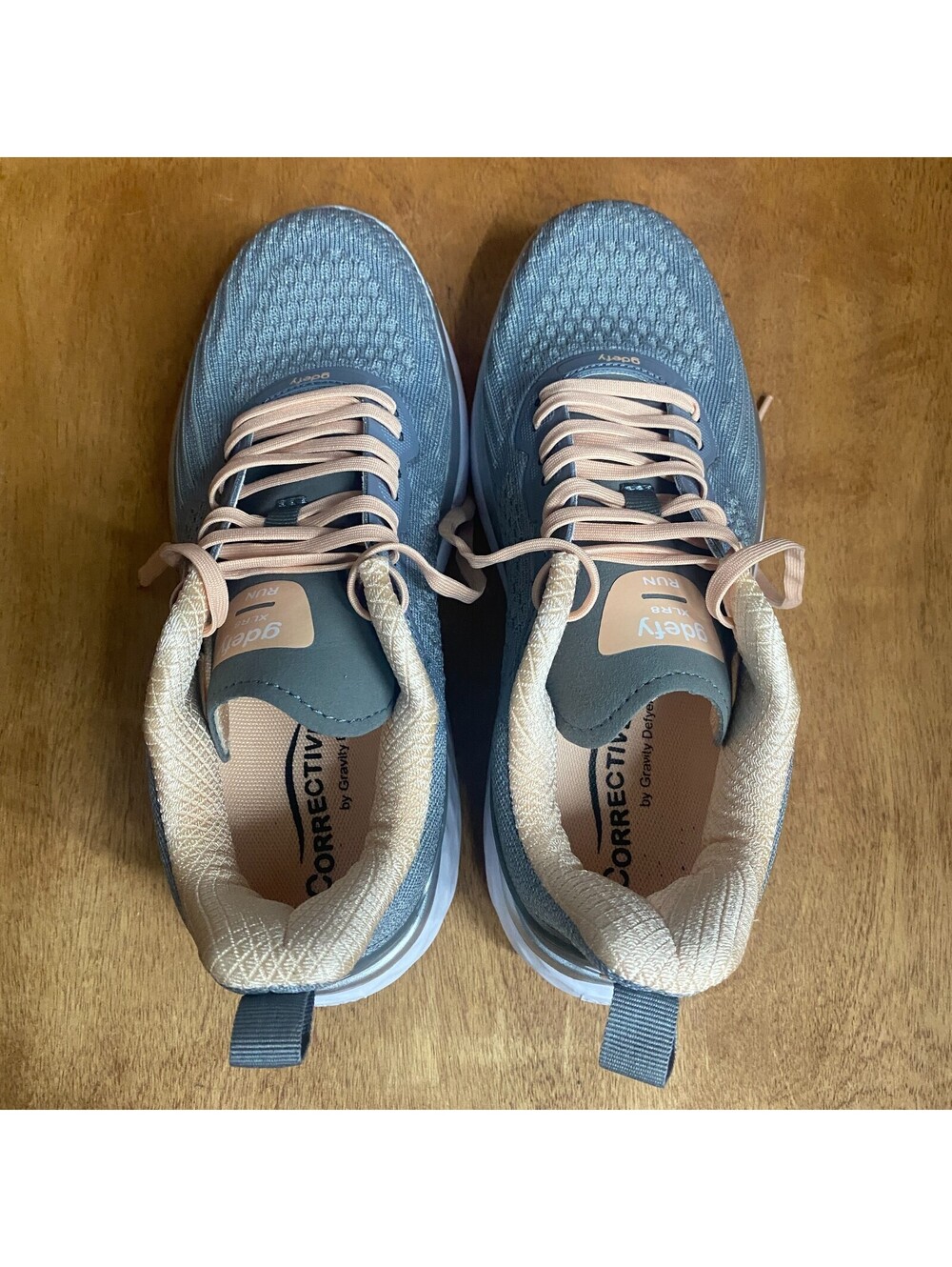 GDefy Gravity Defyer XLR8 Shoes Womens Size 8 Gray Peach Versocloud TB9034FGP-XW - Picture 8 of 15